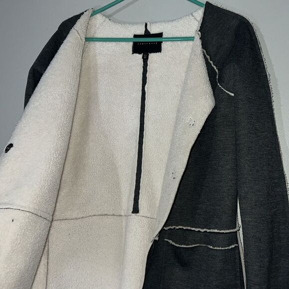 Sanctuary Sherpa Jersey Jacket-Size Extra Small - Picture 5 of 9